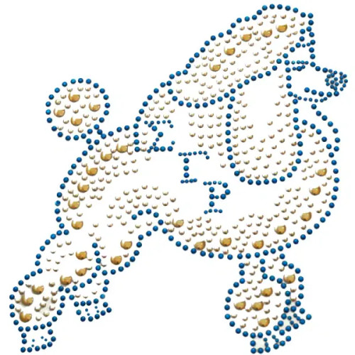 SGR Poodle Studstone Heat Transfer – 6 3/4″W X 7 3/8″T