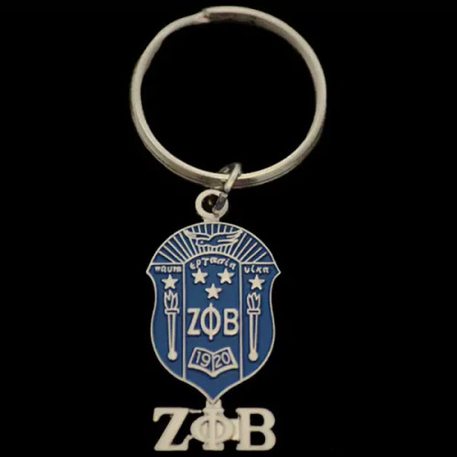 ZPB Shield Key Chain 1-1/2 x 7/8″ (shield size only)