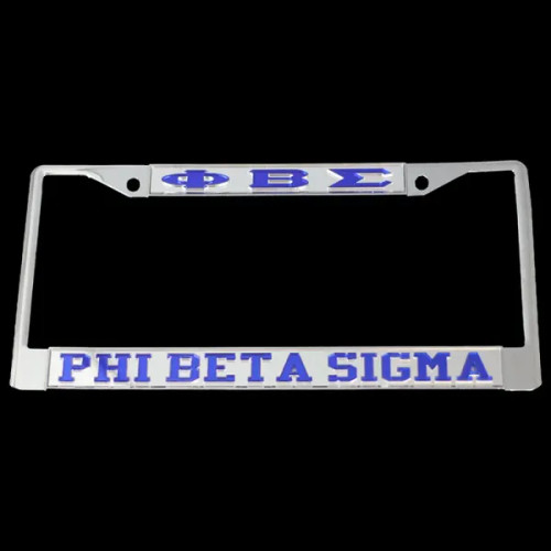 PBS LP Silver Frame w/Blue Letters