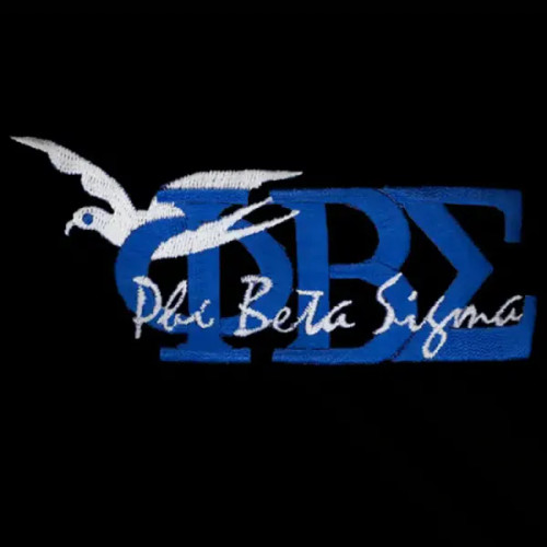 PBS 1 3/8” Royal New Image Dove Emblem W/Heat Seal Backing