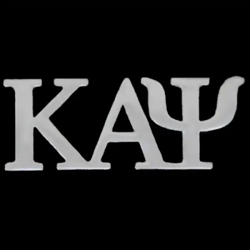 KAP 1″ Silver Letters Lapel Pin