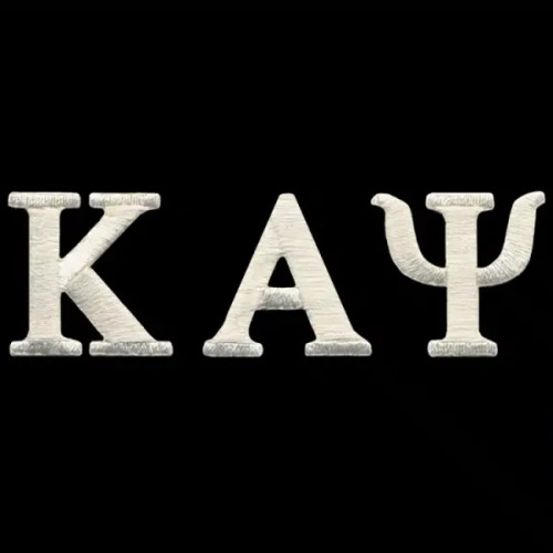 KAP White Letter Sets 1” Emblem W/Heat Seal Backing