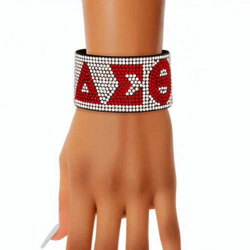 DST Sorority Clear Rhinestone Magnetic Bracelet DST Sorority Clear Rhinestone Magnetic Bracelet