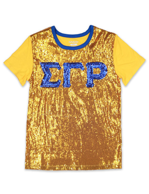 SGR SEQUIN TEE_GOLD2024