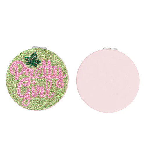 AKA Sorority Green Pretty Girl Mirror Compact AKA Sorority Green Pretty Girl Mirror Compact