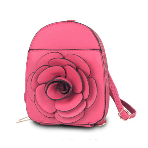 Fuchsia Flower Mini Backpack Fuchsia Flower Mini Backpack