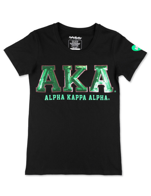 AKA SEQUIN PATCH TEE_BLACK   (Promo) AKA SEQUIN PATCH TEE_BLACK   (Promo)