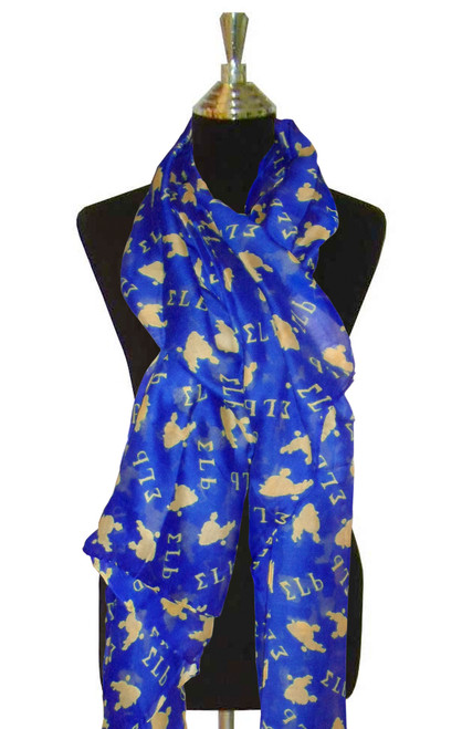Sigma Gamma  Rho Gauze Scarf Sigma Gamma  Rho Gauze Scarf