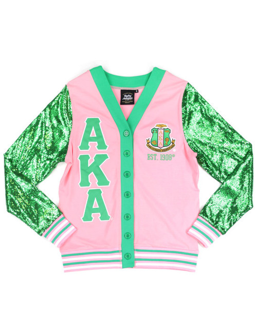 AKA SEQUIN CARDIGAN_PINK (3XL ONLY)   (BCAM) AKA SEQUIN CARDIGAN_PINK (3XL ONLY)   (BCAM)