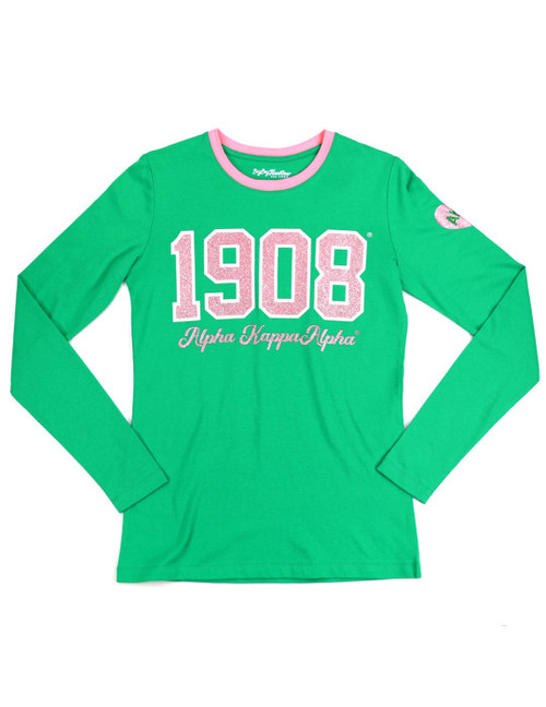 AKA LONG SLEEVE TEE_GREEN AKA LONG SLEEVE TEE_GREEN