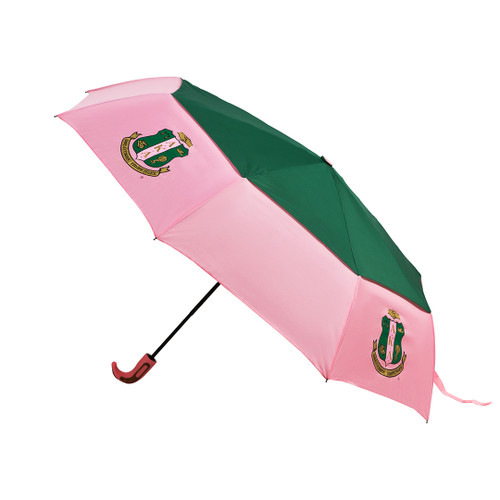 Hurricane Umbrella – Alpha Kappa Alpha, Pink/Green