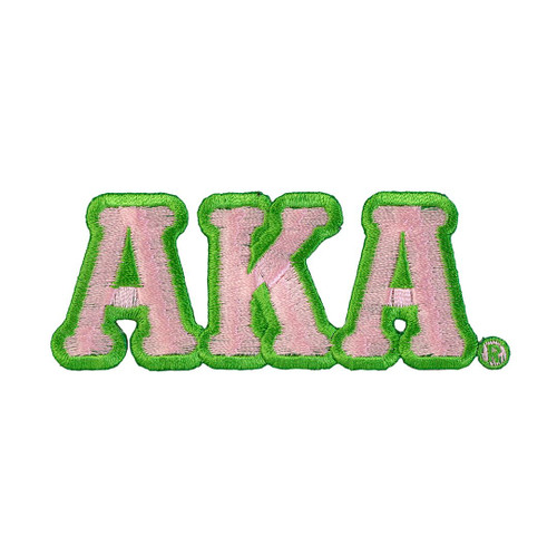Small Letter Patch Sets – Alpha Kappa Alpha, Pink