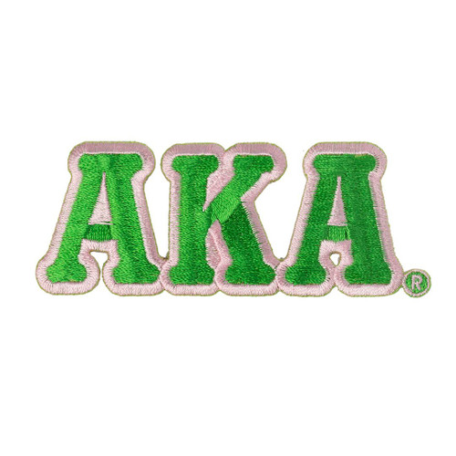 Small Letter Patch Sets – Alpha Kappa Alpha, Green