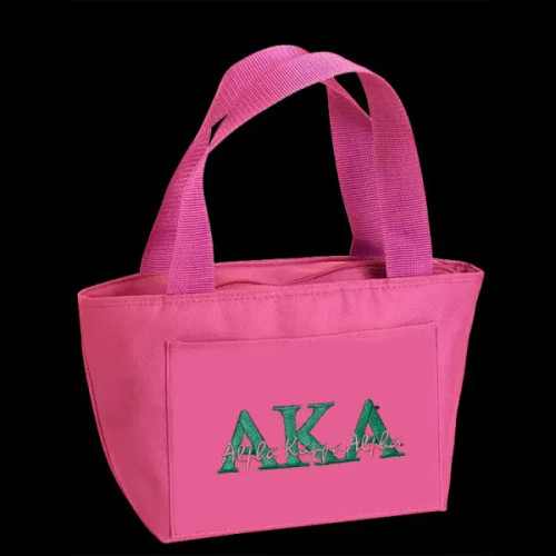 AKA Insulated Lunch Tote Pink With G184 AKA Insulated Lunch Tote Pink With G184