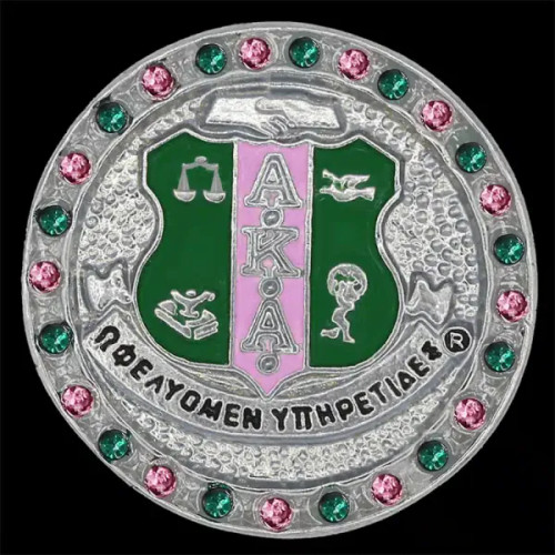 AKA Single Snap Button With Crystals – Shield