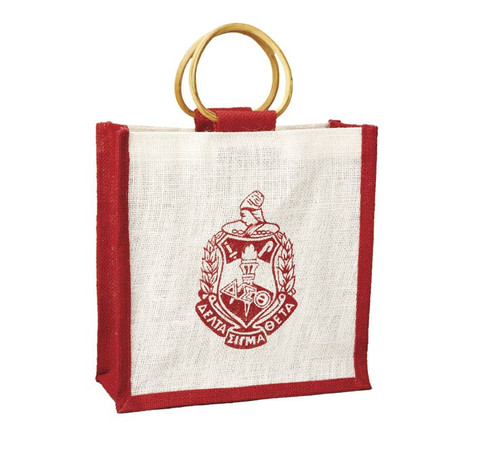 Mini Crest Jute Bag – DST Mini Crest Jute Bag – DST