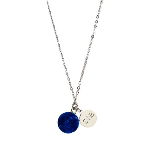 Zeta Phi Beta Sisterhood Druzy Necklace Zeta Phi Beta Sisterhood Druzy Necklace