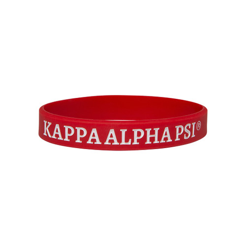 Solid Silicone Wristband – Delta Sigma Theta, Red Solid Silicone Wristband – Delta Sigma Theta, Red
