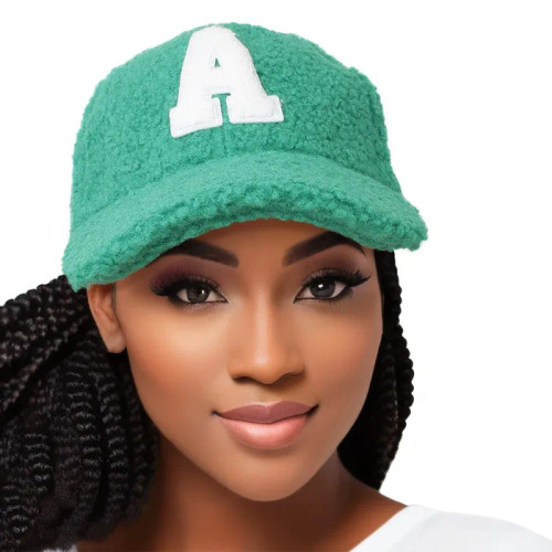 AKA Sorority Green Sherpa A Patch Baseball Hat AKA Sorority Green Sherpa A Patch Baseball Hat