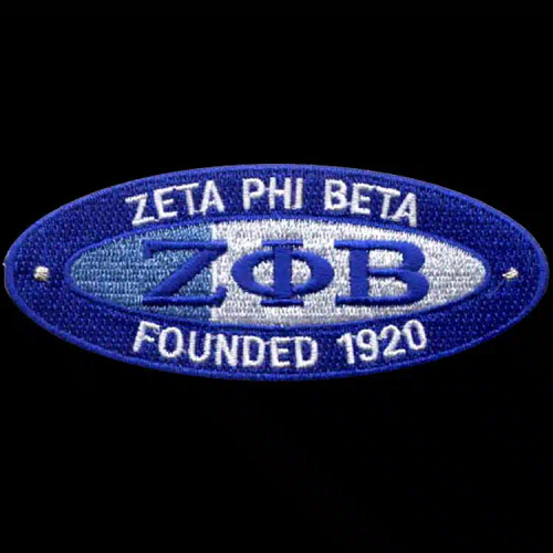 ZPB 4″W Oval Founders Emblem W/Heat Seal Backing