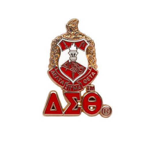  3D Crest Lapel Pin w/ Letters (BCAM)