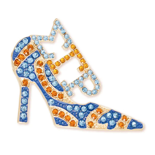 Brooch Sigma Gamma Sorority Heel Pin for Women(BCAM) Brooch Sigma Gamma Sorority Heel Pin for Women(BCAM)