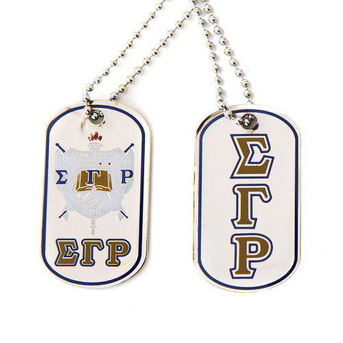 SGRHO Epoxy Dog Tag Necklace W/ Shield (BCAM) SGRHO Epoxy Dog Tag Necklace W/ Shield (BCAM)