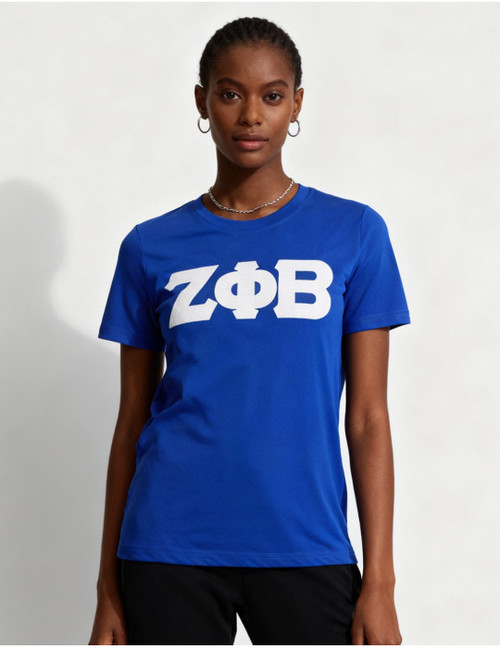 ZPB GLITTER DRY FIT TEE_ROYAL BLUE