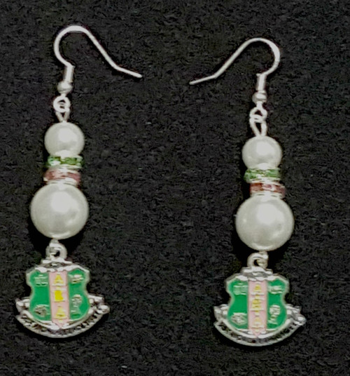 AKA  Pearls  Earrings