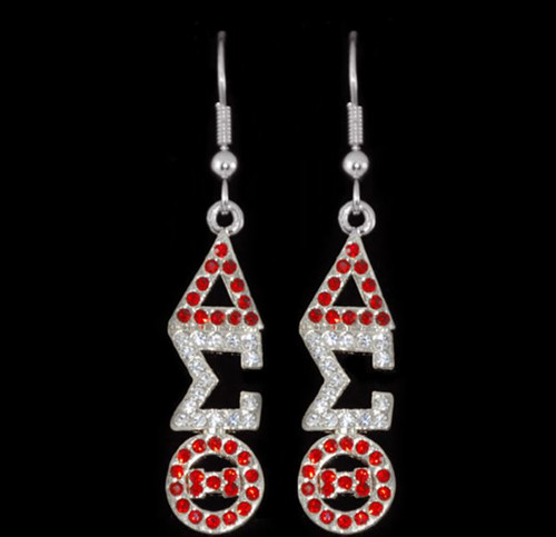 DST R/C/R Austrian Crystal Earrings Silver(BCAM)