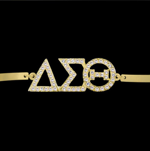 DST Austrian Crystal Bracelet In Gold(BCAM)