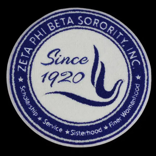 ZPB Chenille Shield 10 1/2” Emblem w/ Heat Seal Backing(BCAM)