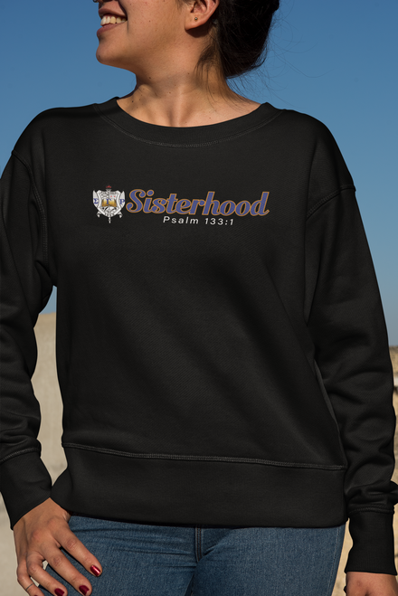 ( SWEATSHIRT)  SGRho Sisterhood / Psalm 133:1  Shirt