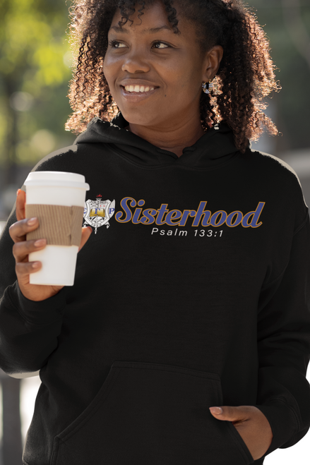  ( HOODIE)  SGRho Sisterhood / Psalm 133:1  Shirt