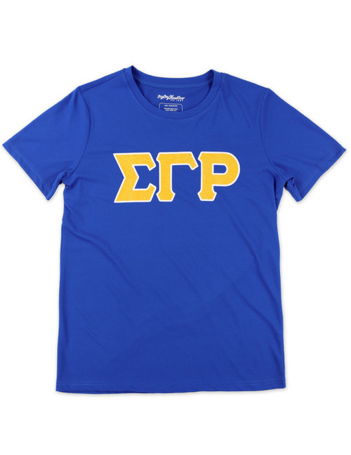  SGR GLITTER DRY FIT TEE_ROYAL BLUE  ( 2XL ONLY )