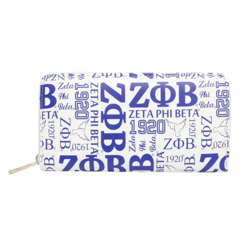 ZPB Sorority Pride Graphic Print Zipper Wallet