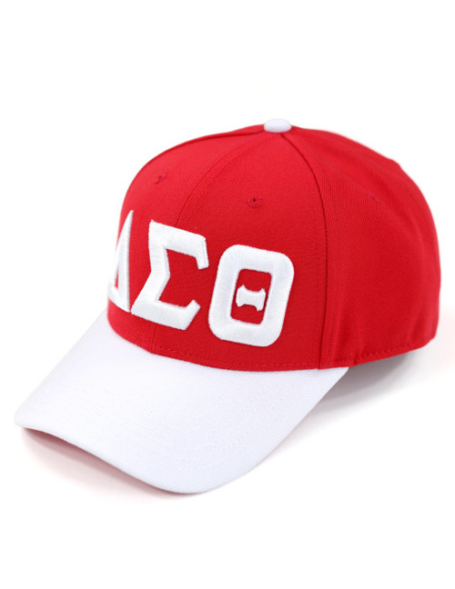 DST LETTER BALL CAP_RED