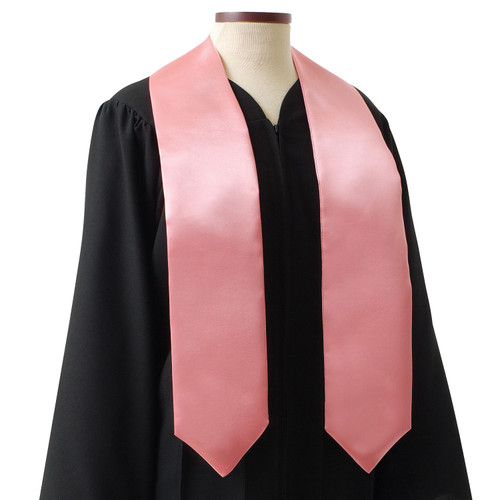 Blank  72"  Pink Graduation Stole