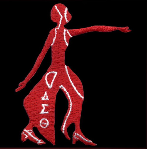 DST 12"T Fortitude Emblem In Red W/Heat Seal Backing (BCAM)