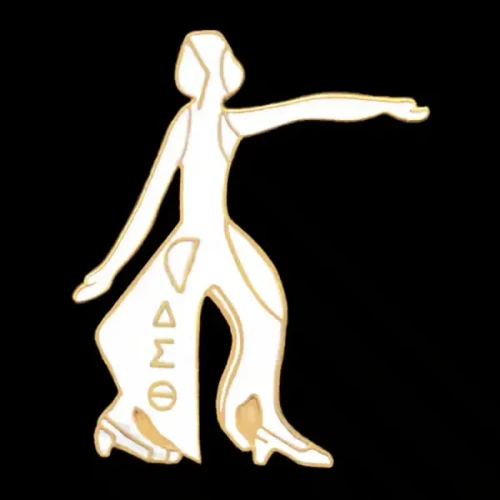 DST White Fortitude Lapel Pin 1-1/8 T x 1″(BCAM)