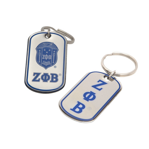 ZPB Epoxy Dog Tag Key Ring(BCAM)
