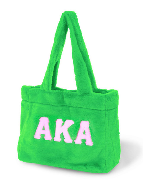 AKA FUR BAG_GREEN (BCAM)