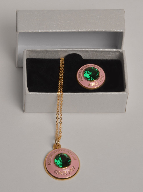 Jewel:  AKA  Signet Necklace & Lapel Pin Set Jewel:  AKA  Signet Necklace & Lapel Pin Set