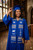  Zeta Phi Beta  Royal Kente Stole ( Dove-1920)