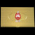 DST Crest Business Card Holder in Gold