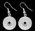 Earrings with Single Button Receiver