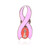 DST Breast  Cancer Awareness Lapel Pin  (Oval) + Message Card