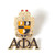 3D Color Shield Pin w/ Letters (APA)