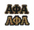 Black Small Letter Set (APA)