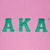 AKA Pink Ringer Tee  AKA Pink Ringer Tee